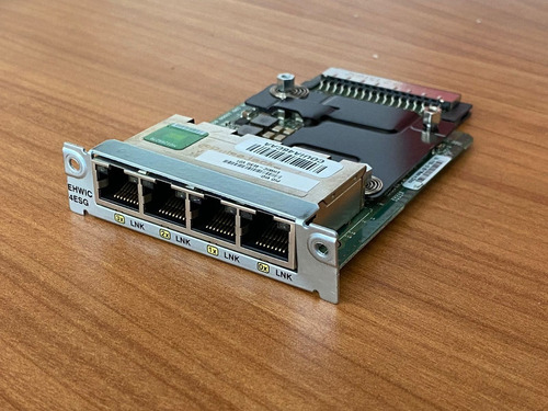 Tarjeta De Intefaz Wan De 4 Puertos Cisco 4 X Rj-45 1000mbps