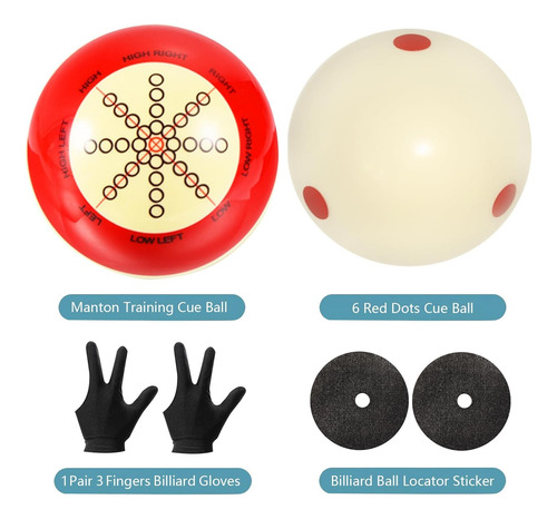 Practica Bola De Billar Accesorio Entrenamiento Tiro De Taco