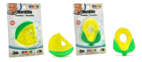 Mordillo Para Bebés Amarillo Y Verde - Baby Innovation Color Verde Amarillo