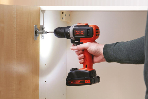 Imagen 8 de 11 de Taladro/destornillador Inalám 2 Vel. De 20v Max Black+decker