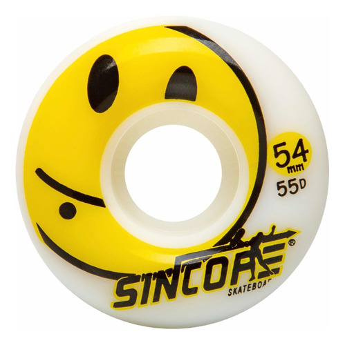 Ruedas Skate Sincope 54mm ¡smiley Pro! 100a Extra Anchas 