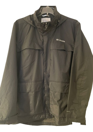 Campera Columbia Capucha Impermeable Clifton Terra Omni Tech