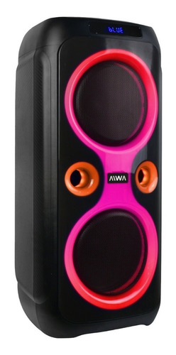 Torre De Sonido Aiwa Bluetooth Carry On 12500w Aw-t2303 Color Negro