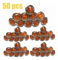 Comprar * 50pzs Plafones Led Cromado For Camión Trailer Micro 12v