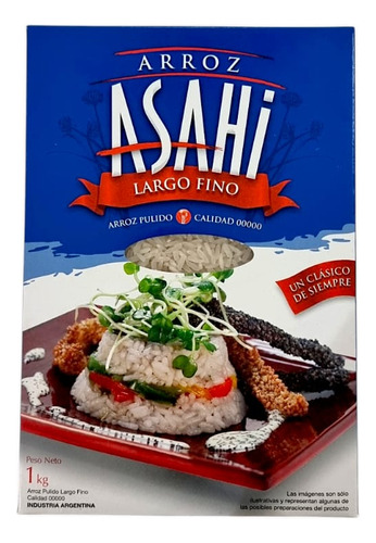 Arroz Asahi - 1k Sushi Calidad Tradicional