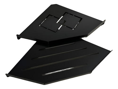 Esquinero De Baño De Chapa Plegada X 10 Unidades Negro
