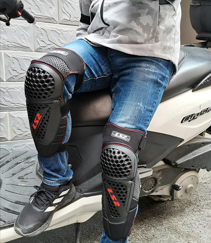 Rodilleras Ls2 Rookie De Moto Proteccion Deportiva Ajustable Color Rojo Talla S-l