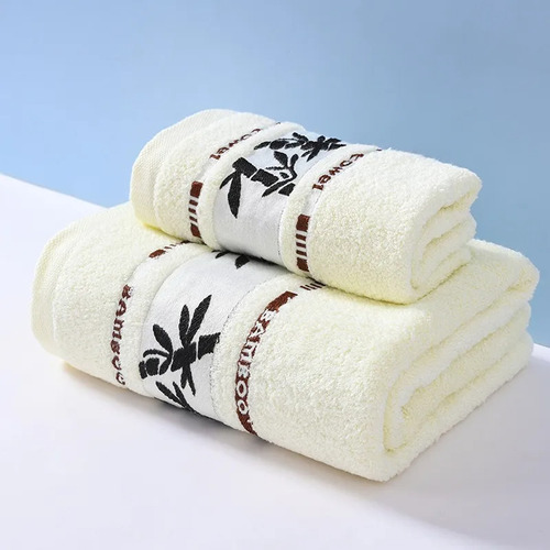Set 6 Toalla De Baño Algodón Bamboo Súper Suaves