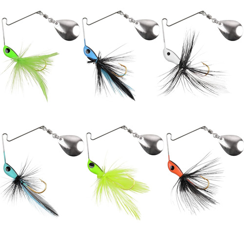 Spinnerbaits De Metal Mini Gallo, Señuelo Giratorio De Pesca