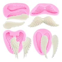 Comprar Moldes De Silicona De Fondant Alas De Ángel De Mujiang Para