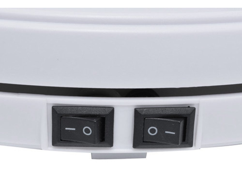Imagen 5 de 5 de Base Giratorio 360 Led 10 Inch 25cm Diametro 20 Lb Soporte