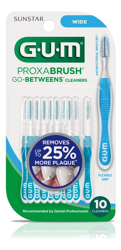 Gum Cepillo Interdental Proxabrush Wide 10pzas