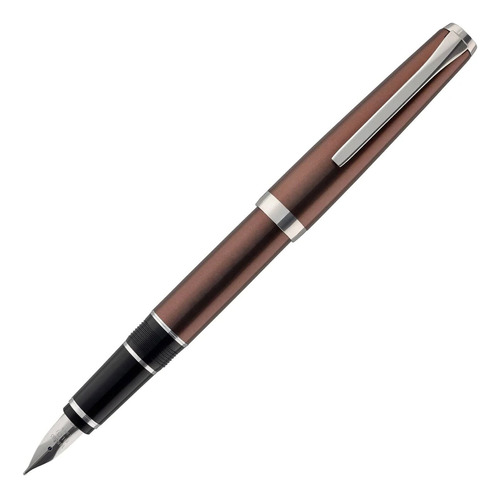 Pluma Estilográfica Pilot 60672 Metal Falcon Brown Barrel, T