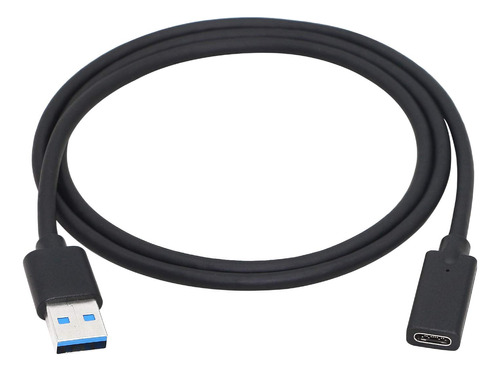 Cerrxian Usb 3.0 Tipo A Macho A Usb 3.0 Tipo C Hembra Adapta