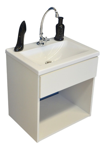 Vanitory Colgante Baño Con Bacha 50 Cm 