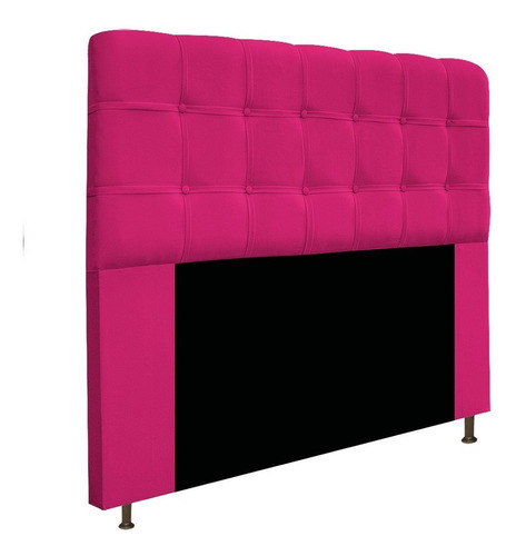Cabeceira Estofada Mel 195 King Size Com Botonê Suede Pink