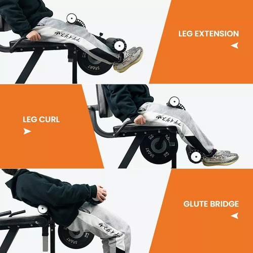 Maquina De Ejercicios Extension De Cuadriceps Y Curl Femoral