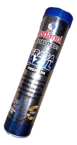 Grasa Azul Premium 400gr (tubo) - Rodanol / Rodalit Ep3