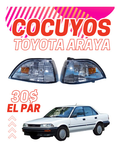 Cocuyo Luz Cruce Mica Toyota Corolla Araya 89/90/91/92/93
