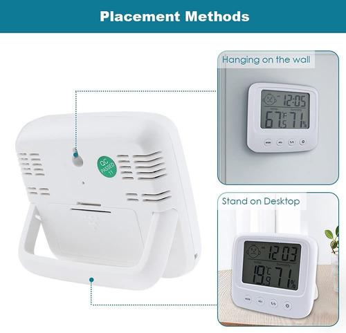 Higrômetro Multifuncional Digital Temperatura E Umidade