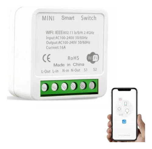 Mini Smart Switch - Interruptor Inteligente 1 Canal