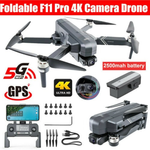 F11 Pro 4k Cámara Rc Drone Sin Escobillas Wifi Fpv Gps Quad