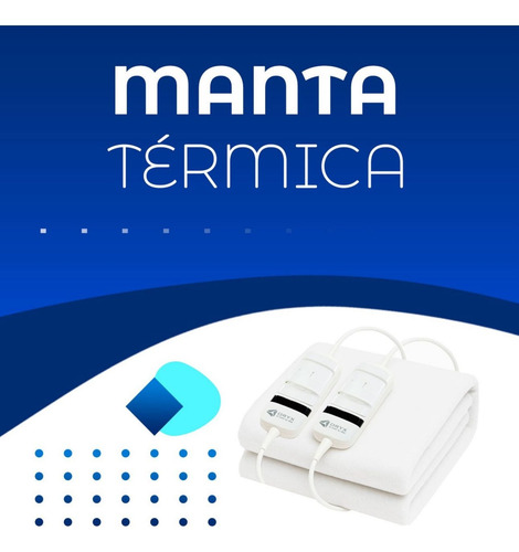 Manta Térmica Eléctrica 3 Niveles Control Digital 2 Plazas