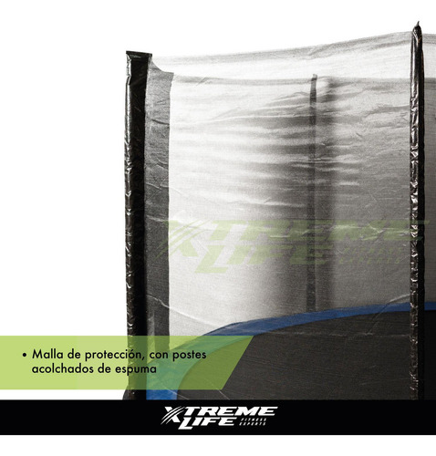 Trampolin Saltarin 2.45 Mts Para Niños Con Malla Eventos Color Azul