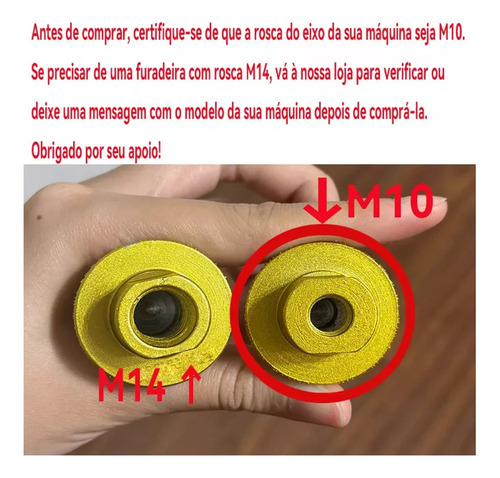 Molinillo De Porcelana De Diamante Número 2 Con Taladro Cóni