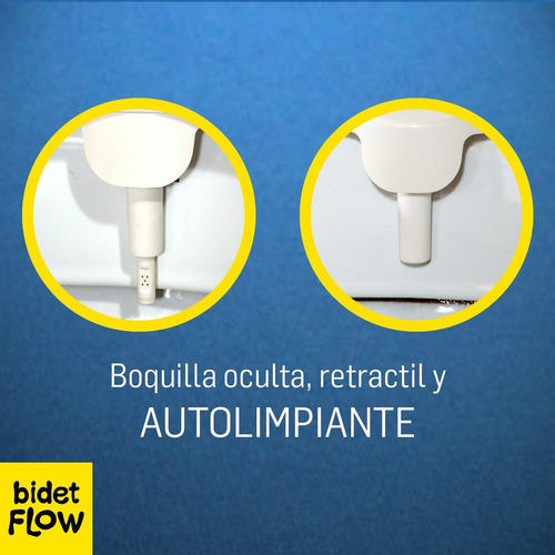 Imagen 5 de 10 de Bidet Matic Bidet Adaptable Para Inodoro Agua Fria Minimal!