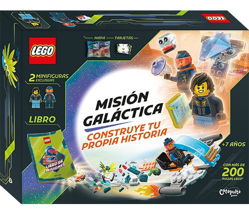 Lego Mision Galactica - Catapulta - Libro + Legos