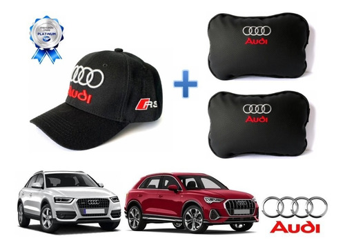 Gorra Bordada + Par Cojines Asiento Audi Q3 2013 A 2022