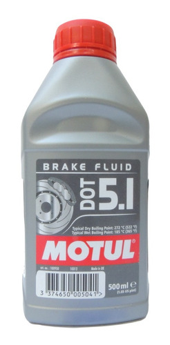 Liquido De Frenos Dot 5.1 100% Sintético Motul 500ml