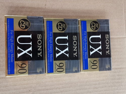 Lote De Cassette Sony Tipo Ii Cromo 