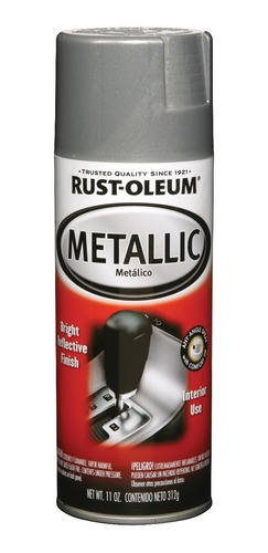 Aerosol Metálico Cromado Uso Interior Automotor Rust Oleum 312gr - Imagen Pinturerias -