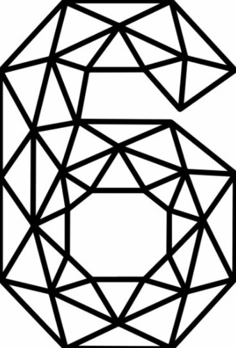 Vectores 2d Números Geométricos Corte Plasma Láser Cnc W045