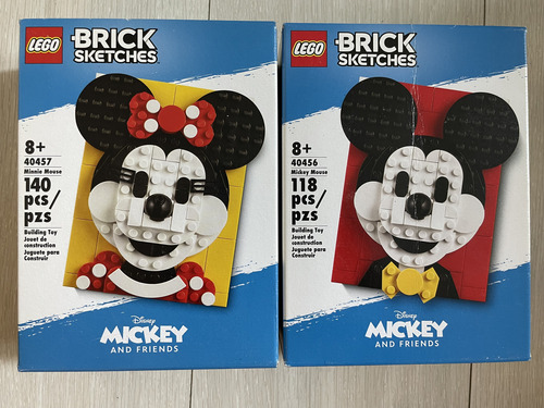 Set 2 Legos Brick Sketches