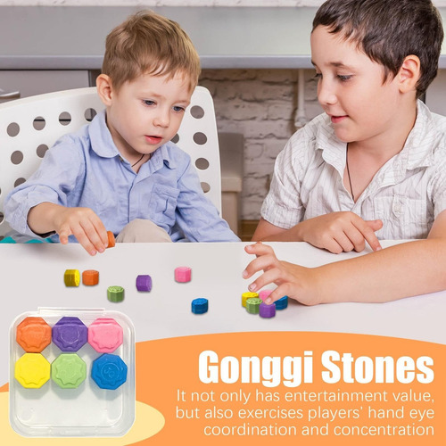 B- Juego Tradicional Coreano De 6 Piezas, Juego De Gonggi .