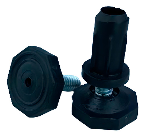 Kit C/24 Pés Niveladores C/base De 22mm + Bucha Metalica