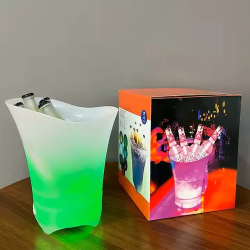 Hielera Parlante Cubetera Led Bluetooth Grande 7l Musical