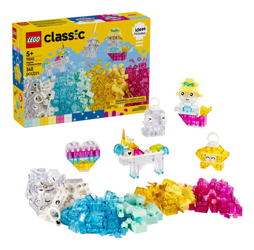 Lego Classic 11040 Caixa Transparente Mágica 340 Peças