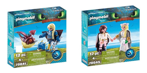 Como Entrenar A Tu Dragón Pack 2 Sets Playmobil