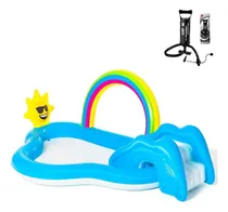 Comprar Pileta Pelotero Inflable Con Tobogan + Pelotas + Inflador