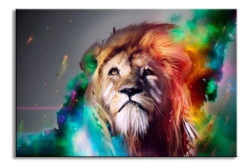 C Pintura De Diamantes 5d Diy 40x60cm - Leon