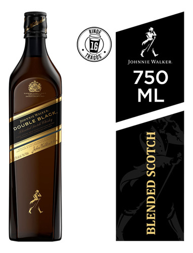 Whisky Jhonny Walker Double Black Label Con Estuche 