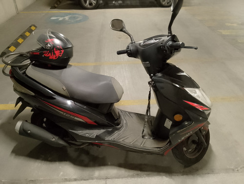 Motor 125 Color Negro Modelo Scooter