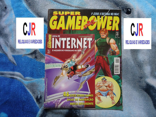 Revista Super Gamepower 54 - Com Guia De Internet - 1998