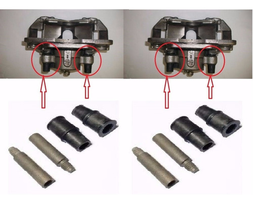 Kit Bucha Reparo Da Pinça Pastilha Freio Zafira Vectra Astra