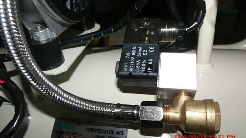 Solenoide Y Check Para Compresor Libre De Aceite Tecnobombas