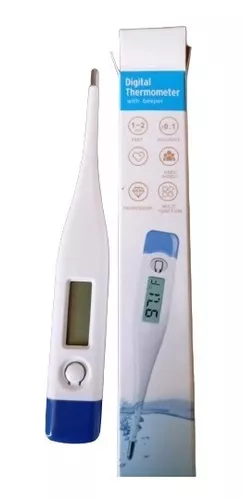 Paquete de termómetro oral digital para adultos, termómetro digital
